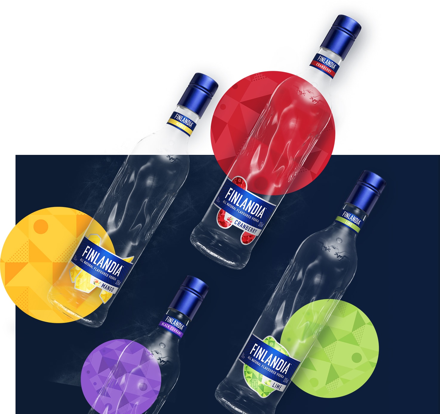 finlandia bottles background